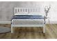 4f6 Double Denby White Wood Painted Shaker Style Bed Frame 3